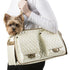 Petote Marlee Dog Carrier Ivory Quilted