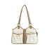 Petote Metro Dog Carrier Ivory Quilted