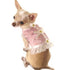 Pink Delicate Daisy Dog Harness Vest Set