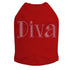 Pink Diva Rhinestone Dog Tank