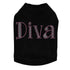 Pink Diva Rhinestone Dog Tank
