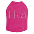 Pink Diva Rhinestone Dog Tank
