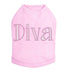 Pink Diva Rhinestone Dog Tank