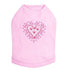Pink Heart Rhinestone Dog Tank