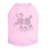 Pink Poodle Rhinestone Dog Tank