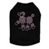 Pink Poodle Rhinestone Dog Tank