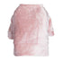 Pink Velvet Dog Sweatshirt