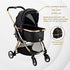 Pista Luxury 3-In-1 Stroller Black
