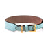Plain Leather Dog Collar Cloud