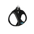 Plush Step In Air Mesh Dog Harness Black XS