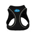 Plush Step In Air Mesh Dog Harness Black XS