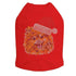 Pomeranian Santa Rhinestone Dog Tank