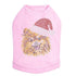 Pomeranian Santa Rhinestone Dog Tank