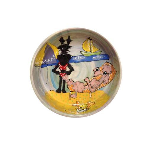 Poodle 3 Dog Bowl