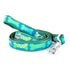 Preppy Bones Dog Collar Blue