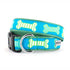 Preppy Bones Dog Collar Blue