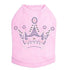 Princess Crown Rhinestone Dog Tank