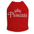 Princess Rhinestone Dog Tank