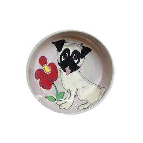 Pug 1 Dog Bowl