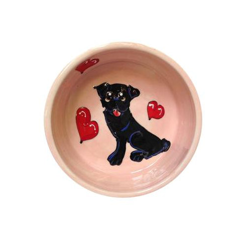Pug 10 Dog Bowl