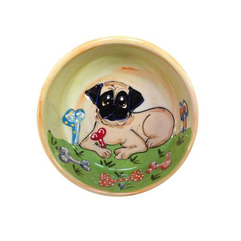 Pug 13 Dog Bowl