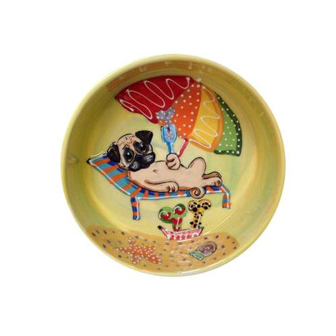 Pug 19 Dog Bowl