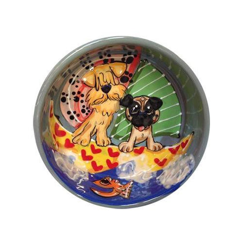 Pug 21 Dog Bowl