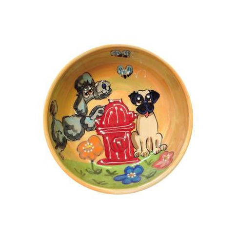 Pug 7 Dog Bowl