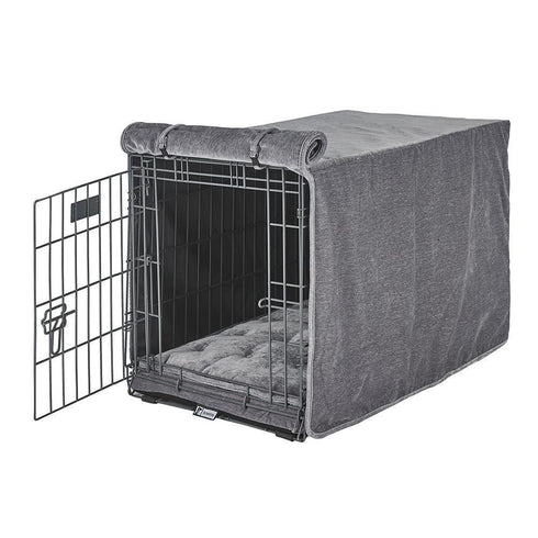 Pumice Microvelvet Dog Crate Cover