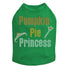 Pumpkin Pie Princess Rhinestone Dog Tank