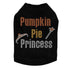 Pumpkin Pie Princess Rhinestone Dog Tank