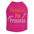 Pumpkin Pie Princess Rhinestone Dog Tank