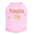 Pumpkin Pie Princess Rhinestone Dog Tank
