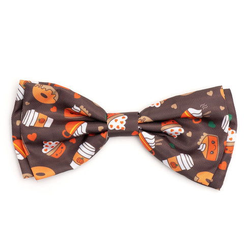 Pumpkin Spice Dog Bow Tie