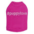 #Puppylove Rhinestone Dog Tank
