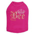 Queen Bee Rhinestone Dog Tank