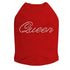 Queen Rhinestone Dog Tank