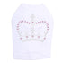 Queen's Crown Rhinestone Dog Tank