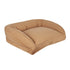 Quilted Microfiber Personalized Bolster Dog Bed Saddle
