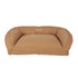 Quilted Microfiber Personalized Bolster Dog Bed Saddle