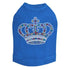 Rainbow Crown Rhinestone Dog Tank