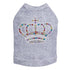 Rainbow Crown Rhinestone Dog Tank