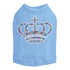 Rainbow Crown Rhinestone Dog Tank