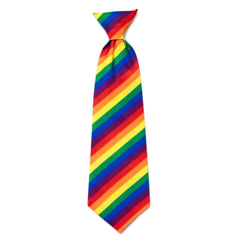 Rainbow Dog Necktie