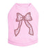 Red Bow Rhinestone Dog Tank