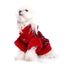 Red Glitter Dog Sweatshirt Medium