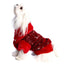 Red Glitter Dog Sweatshirt Medium
