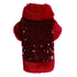 Red Glitter Dog Sweatshirt