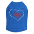 Red Heart Inside Heart Dog Rhinestone Tank