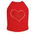 Red Heart Inside Heart Dog Rhinestone Tank